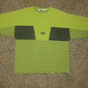RARE Vintage 80's DJ SMASH Striped Tshirt